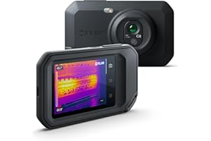 FLIR C8 Caméra Thermique Compacte: Imageur Infrarouge Haute Résolution (320 X 240) Pour Les Applications D’Inspection, éLectriques/Mécaniques, de Construction et de CVC