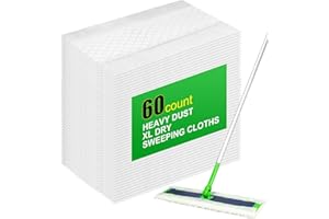 GZGRYTRC 60 PCS Flash Speed Mop Refill Wipes, Dusting and Cleaning Floor Wet Wipes Professional Cleaning Solution for Tile Surfaces Effective Flash Speed Mop Refill for Quick and Easy