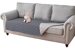 RAPRAP Small Waterproof Dog Blanket - 30x70-Inch Non-Slip Dog Blanket for Sofa, Bed, or Car - Protects from Spills, Stains, or Pet, Gray