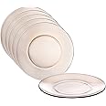 Duralex LYS Creole Dessert Plate 19 cm 6 Pcs (3008CF/6), Medium