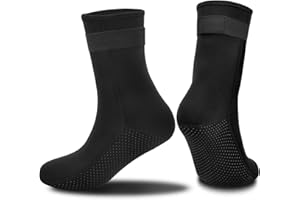 CATIME Skarpety neoprenowe dla mężczyzn i kobiet, skarpety do nurkowania 3 mm, antypoślizgowe skarpety do pływania, wodoodporne skarpety do pływania w zimnej wodzie, termiczne neoprenowe skarpety do wody z