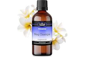 AUTHENTIC OIL CO Nag Champa Fragrance Oils for Diffuser, Candle Making, Soap Making, Aromatherapy - Great for Use in Bath Bombs, Perfume Oil, Perfume Scents, Potpourri, Slime & Air Freshener - Vegan & UK Made - 50ml