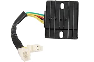 ‎GOOFIT GOOFIT 6 Pin DC Voltage Regulator Rectifier for 50cc 70cc 90cc 125cc 150cc 200cc 250cc Scooter