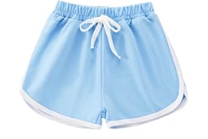 Naiyafly Sportliche Shorts für MädchenTeen Kinder Mädchen Laufen Fitnessstudio Sport Tanzen Shorts Freizeitkleidung Joggershorts für Mädchen