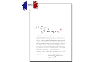 myDreamwork Meilleure maman | Idées cadeaux | Cadeaux pour maman | Anniversaire | DIN A4 sans cadre | Poster de définition (Meilleure maman)