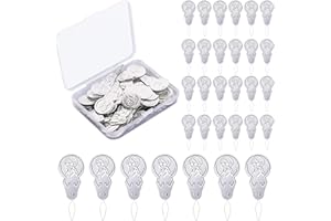 Vin Beauty Lot de 200 fils d'aiguilles en métal pour couture à la main, outil de filetage pour machine à coudre, outils de couture à la main avec boîte de rangement pour travaux de broderie de fil