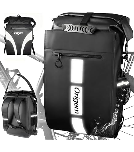 SHAD Sacoche Vélo Arrière Rigide 20L Fixed Mount - KLICKfix, Résistante Chocs Usage Quotidien