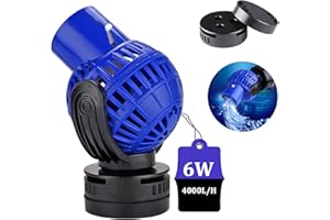EXLECO JVP-130 Pompe à Vagues,4000L/H 6 Watt Pompe de Brassage Wave Maker pour Aquarium 60~80cm Pompe de Circulation Pour l'eau Douce et Salée