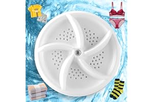 xixibuy Mini Lavadora Turbo Portátil, Mini lavadora portatil con centrifugado, Lavadora pequeña para Ropa de Bebé, Ropa Interior o Artículos Pequeños, Dormitorio, Camping