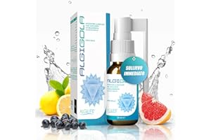ALGILIFE Spray Gola Antinfiammatorio Forte Per Adulti e Bambini 30 ml. Spray mal di Gola Forte con Lisozima, Vitamina D, Tea Tree ed Echinacea. Azione Emoliente per Gola Infiammata e raffreddore, Erisimo Voce