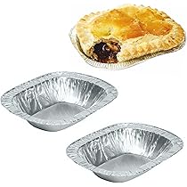 Bakery Direct Traditional Foil Pie Moulds (120) Silver