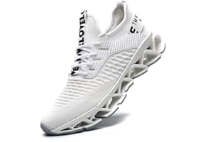 WREZATRO Men's Running Shoes Mesh Athletic Sport Sneakers Gym Fashion Trainers Tennis Casual Walking Zapatos