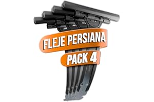 ASSURE AURA 4x Flejes Persiana Enrollables – Repuestos Compatibles con Persianas PVC Aluminio y Plástico – Accesorios para Persianas Enrollador – Fleje Acero Resistente – Enganche Persiana Universal