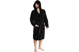 CityComfort Robe de Chambre Homme, Peignoir Homme en Polaire