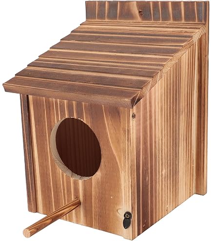 Nichoir Pour Chouettes WHITEHORSE En Bois De Cèdre - Grande Taille 41x30x28 Cm | Résistant Aux Intempéries