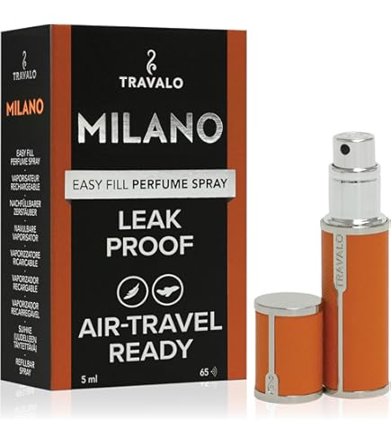 Travalo Milano HD Set Orange, Refillable Perfume Atomizer : Amazon