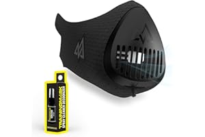 TRAININGMASK Training Mask 3.0 with Free Carry Case for Simulated Altitude Resistance Breathing, Performance Fitness, Workout Mask, Running Mask, Breathing Mask, Resistance Mask, Cardio Mask (3.0 SM + Case)