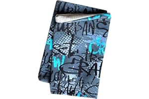 Wollhuhn Kinder Loop Schal – Leichtes Halstuch/Schlupfschal Jersey doppellagig – weich, wendbar & bequem – viele Motive für Frühling & Sommer