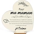 Lot De 3 Pots De Fleurs Pour Maman - Cadeau Anniversaire Fête Des Mères Noël - Céramique Avec Messages Tendres
