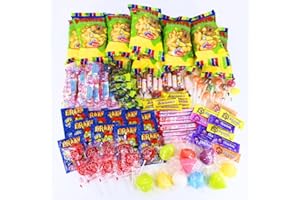 Mega Pack 110 Unidades Chuches para Piñatas, Cumpleaños, Halloween, Navidad, Fiestas Infantiles - Surtido de Gominolas, Gusanitos, Chuches y Chicles de Calidad NEVALU. 100% SIN GLUTEN.
