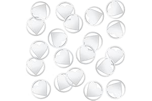 Otuuz 20 Einkaufswagenchips Edelstahl Einkaufschips Einkaufswagen Münzen für Frauen Männer Einkaufswagen Token Einkaufswagenöffner Einkaufen Gadget Party Mitgebsel Gastgeschenk (Herz)