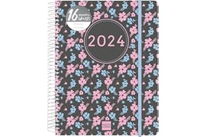 Finocam - Agenda Ikon 16 Meses 2023 2024 1 Día Página Septiembre 2023 - Diciembre 2024 (16 meses) Fiori Internacional