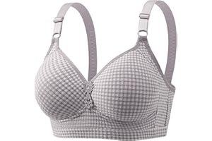 SRZYMJ Damen-BHS, Hatme Haltungskorrektur BH, BH Ohne Bügel Weicher Push Up BH Ohne Buegel Bügelloser BH, Atmungsaktiver und Leichter Comfy Haltungskorrektur Rücken Wireless Breathable BHS
