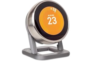 P3D-Lab Stand for Google Nest Thermostat 3rd-gen with Mounting Screws Silver - 3 Years Warranty - Made in UK