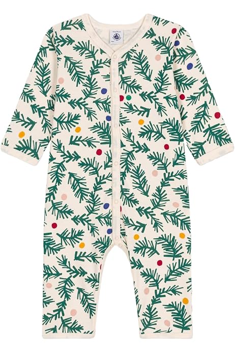 Pyjama Bébé Petit Bateau Sans Pieds - 100% Coton - Motif Dinosaure