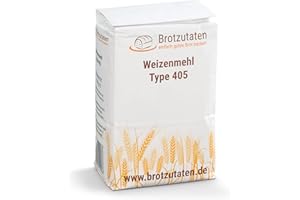 ‎BROTZUTATEN Brotzutaten 10 x 1 kg Weizenmehl Type 405 I Keks- und Kuchenmehl I der klassische Allrounder in der Küche I das ideale Weizenmehl für Gebäck, Kuchen, Tortenböden, Mürbeteig und jede Art von Cookies