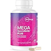 Microbiome Labs MegaSporeBiotic Plus – Sporenbasiertes Probiotikum mit 4 aktiven Bacillus-Stämmen, tägliche aktive Bakterien 