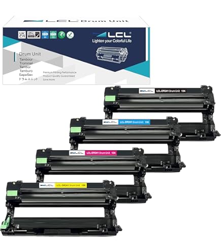 Print-Klex - Unità tamburo compatibile per Brother DCP-L5500DN DCP-L6600DW DR3400 Drum Kit Black
