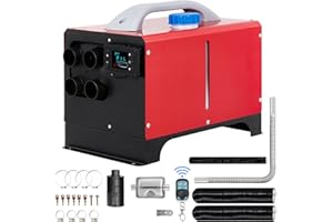 ‎VEVOR VEVOR 12V Standheizung Diesel Auto Kraftstoff, 8 KW Diesel Standheizung Luftheizung Air Diesel LCD Schalter & 4 Luftauslass, Luft Dieselheizung für Auto RV LKW Wohnmobil Bus mit Fernbedienung Zubehör