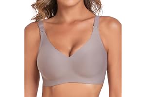 As Fairy Bügelloser BH Damen - Nahtloser Push-Up Bralette Mit Spitze