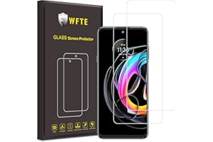WFTE [zestaw 2] szkło hartowane do Motorola Edge 20 lite, folia ochronna ekranu 0,26 mm o wysokiej przejrzystości 99%, ochrona przed śladami o twardości 9H szkło