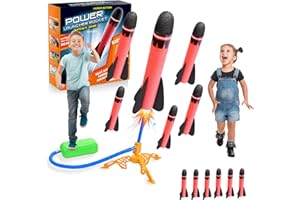 Anginne Rakete Luftdruck, Outdoor Spielzeug für Kinder - Geschenke für Jungen Mädchen