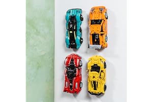 Brickify Wall Mount Compatible with Lego Technic Cars | Wall Mount Hook for Lego 42161 42151 42138 42153 42123 (4)