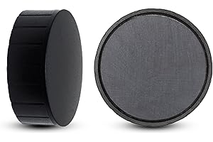 MAUL Aimant MAULsolid, Lot de 2 Gros aimants puissants à Usage Multiple, aimants Ronds au Design Moderne, Ø 38 x 15,5 mm, Charge jusqu'à 2,5 kg, Noirs