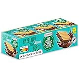 frankonia CHOCOLAT NO SUGAR ADDED Hazelnut Crisp Waffles, 9 Stück, braun