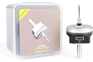 RATTMMOTOR CNC Edge Finder DC 5-24V 3D Edge Finder Edge Finder with 2M Cable Compatible with Mach3 and Grbl (V5 Series)