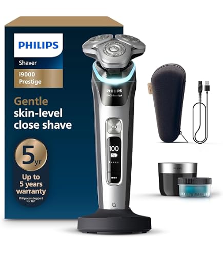 脱毛・除毛 PHILIPS Shaver S9000 Prestige SP9841/32 Philips Shaver S9000 Prestige Electric Wet and Dry Shaver, Bright