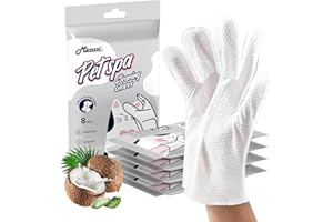 MIOSZZI MIOSSZI 40 pcs Pet Gloves Wipes for Dogs & Cats Wipes Cleaning Deodorizing Hypoallergenic No-Rinse Pet Grooming Wipes Unscented Extra Thick Bathing Wipes for Pet Dry Cleaning Daily Care and Travel