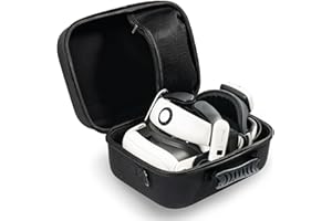 NARGOS Carrying Case for Meta Quest 3/ 3S, Travel Bag Compatible with BOBOVR S3 Pro/ E3 Pro/Kiwi Design Head Strap, Controllers and Other Accessories, Hard Shell Case for Oculus Quest 3/ 3S (Black，XL)