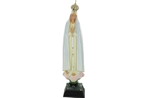 Ferrari & Arrighetti handmålad staty vår älskade kvinna från Fátima, ca 20 cm hög