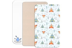 Lovely Hippo Draps Housses Cododo + 1 Alèse Protège Matelas Compatible Cododo Bébé - Drap Housse Cododo 100% Coton - Alèse 100% Imperméable - Fabriqués en Europe (Renard Tipi, 90 x 55 cm)