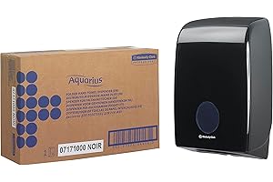 KIMBERLY-CLARK Distributeur d'essuie-mains pliés Aquarius 7171-1 x distributeur noir d'essuie-mains
