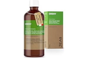 JEA DRENY - Drenante Forte Anticellulite con 13 Estratti Naturali ad Alto Dosaggio al Sapore di Thè alla Pesca - Anticellulite Detox da 500ml