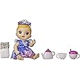 Baby Alive Tea 'N Sparkles Baby Doll,Color-Changing Tea Set,Doll Accessories,Drinks&Wets,Blonde Hair Toy for Kids Ages 3&Up,Multicolor, 8 Pcs