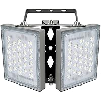 100W LED-Sicherheitslicht, 9000LM Superhell LED Fluter Flutlicht Außenstrahler, IP65 Wasserfest, 5000K Tageslicht, 2…