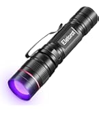 UltraFire 502B Torcia UV Potente 395-405 Nm Zoomable Luce Nera, Con